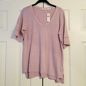Meadow Rue Anthropologie M NWT Lilac Shirt Top